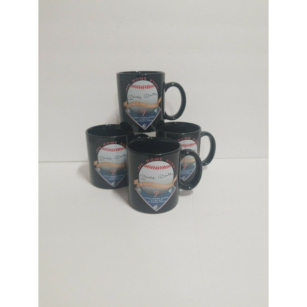 Coffee Cup 536 Home Runs Mickey Mantle #7 Hall Fam